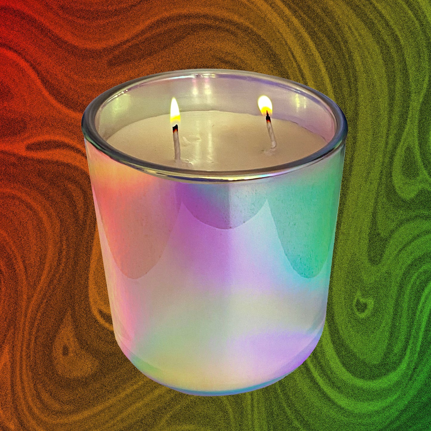 "Soul Power Twist" Cocoa Peppermint Candle - Wicked Cool Wellness