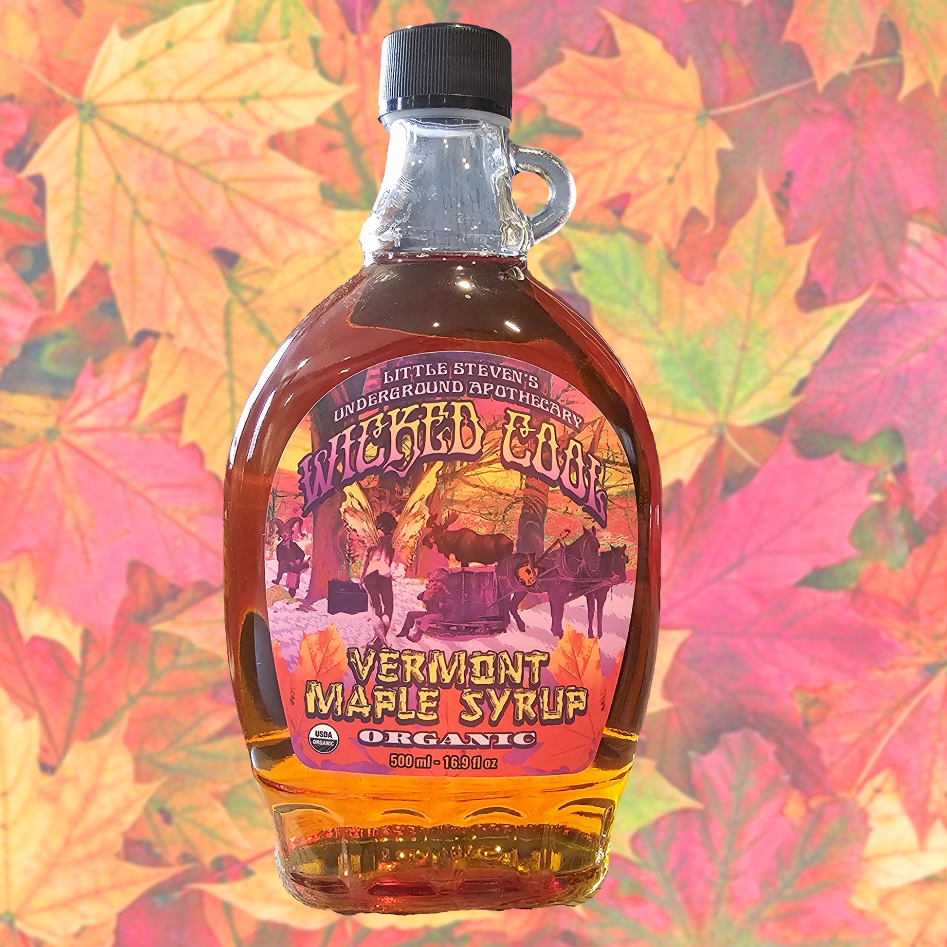 Wicked Cool Vermont Maple Syrup (500 ml - 16.9 fl oz) - Wicked Cool Wellness