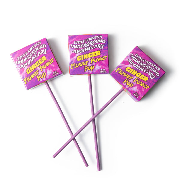 Ginger Flower Power Pop (3 Pack) - Wicked Cool Wellness