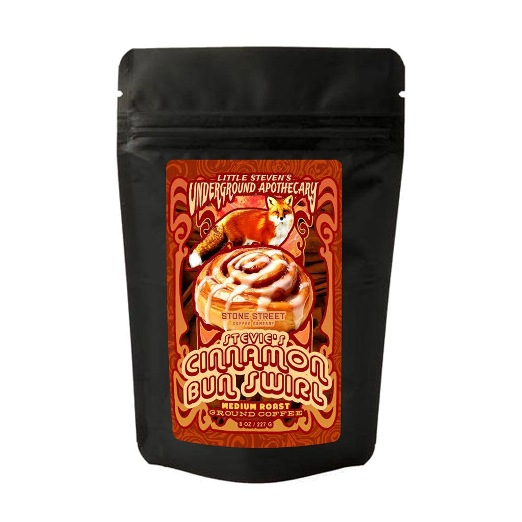 Stevie's Cinnamon Bun Swirl Medium Roast Ground Coffee (8 OZ)